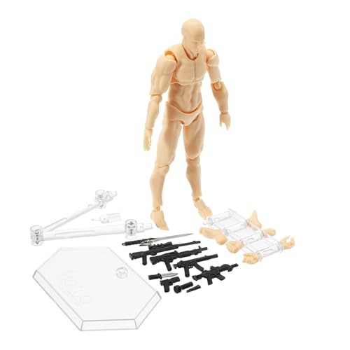 Bewegliche Fugenfiguren - Möglichkeiten für ein Stoppbewegungsmodell, flexible Aktionsanzeige | Kleine artikulierte Figur für Fotografie, skizzieren Referenzspielzeug für Künstler, Modellfigur für Hei Bewegliche Fugenfiguren - Möglichkeiten für ein Stoppbewegungsmodell, flexible Aktionsanzeige | Kleine artikulierte Figur für Fotografie, skizzieren Referenzspielzeug für Künstler, Modellfigur für Hei von Generic