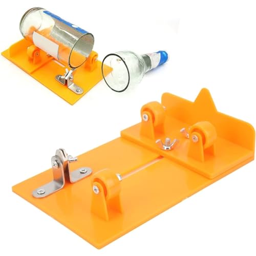 Bier- und Weinflaschenschneider, Glasflaschenschneider, Glasflaschenschneidemaschine mit scharfem Hartmetall-Schnittkopf, einfach einzustellen und zu bedienen, für runde und ovale Flaschen Bier- und Weinflaschenschneider, Glasflaschenschneider, Glasflaschenschneidemaschine mit scharfem Hartmetall-Schnittkopf, einfach einzustellen und zu bedienen, für runde und ovale Flaschen von Generic