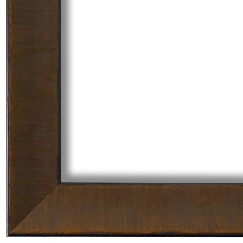 Bilderrahmen Braun 30x40-30x40 cm - Modern, Shabby, Vintage, Antik Massiv-Holz Rahmen - Viele Größen - in Galerie-Qualität - Berlin von Generic