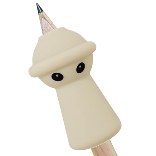 Bleistiftgriffwerkzeug | Alienform Silikonhalter | Ergonomischer Schreibkorrektor mit Kissenunterstützung für Kinder Handschrift und Fingervorrichtung für Kinder auf dem Bass Bleistiftgriffwerkzeug | Alienform Silikonhalter | Ergonomischer Schreibkorrektor mit Kissenunterstützung für Kinder Handschrift und Fingervorrichtung für Kinder auf dem Bass von Generic