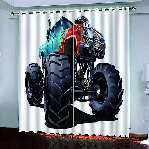 Blickdichte Vorhänge Auto-Karikatur 183 X 214 cm 3D Gedruckt Verdunkelungsvorhang Für Schlafzimmer Kinderzimmer Wohnzimmerdekoration/Uv-Schutz/Schalldämmung/Sichtschutz -5I6Y+G9J Blickdichte Vorhänge Auto-Karikatur 183 X 214 cm 3D Gedruckt Verdunkelungsvorhang Für Schlafzimmer Kinderzimmer Wohnzimmerdekoration/Uv-Schutz/Schalldämmung/Sichtschutz -5I6Y+G9J von Generic