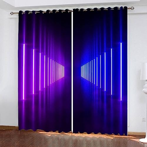 Blickdichte Vorhänge Wohnzimmer Blickdicht Gardinen Verdunkelungsvorhang Schlafzimmer Kinderzimmer Thermovorhang Digitaldruck 3D Schöne Neon Ideen Ösenschal 2 Er Set 300 X 280 cm -0R6X-C2V Blickdichte Vorhänge Wohnzimmer Blickdicht Gardinen Verdunkelungsvorhang Schlafzimmer Kinderzimmer Thermovorhang Digitaldruck 3D Schöne Neon Ideen Ösenschal 2 Er Set 300 X 280 cm -0R6X-C2V von Generic