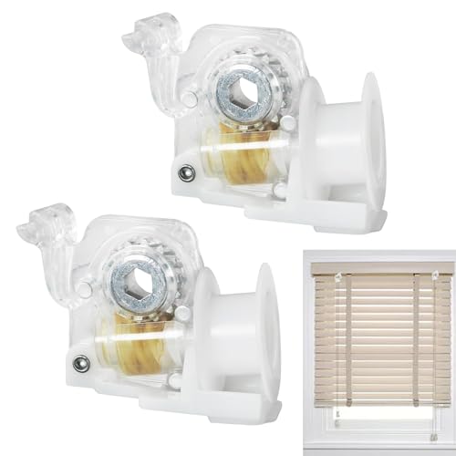 Blind Tilt Mechanismus Ersatz - Silent Wand Tilter Set, Klar Rod Connector | Transparenter Liniendesign, Verwendung von Home Verbesserung, Niedrige Profilmechanismusstruktur, Sechseckige Blind Tilt Mechanismus Ersatz - Silent Wand Tilter Set, Klar Rod Connector | Transparenter Liniendesign, Verwendung von Home Verbesserung, Niedrige Profilmechanismusstruktur, Sechseckige von Generic