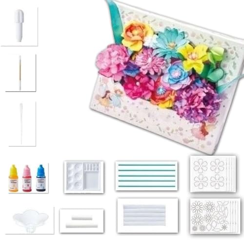 Bloomjoy Magisches Blütenblatt-Blumenkunst-Set: Gestalten Sie 3D-Blüten mit bunten Blütenblättern und über einem Dutzend Blumenarten. (2set) von Generic