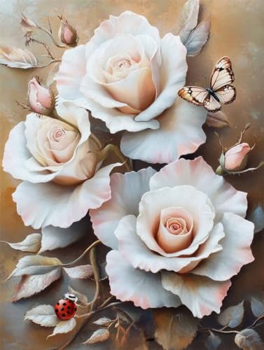 Blume Diamond Painting Zubehör, Schmetterling 5D DIY Kristall Painting Art Kit, Erwachsene Kinder Stickerei Basteln, Diamanten Malerei Art Mosaikherstellung, Home Wand Dekor Geschenke 40x55cm a-185 Blume Diamond Painting Zubehör, Schmetterling 5D DIY Kristall Painting Art Kit, Erwachsene Kinder Stickerei Basteln, Diamanten Malerei Art Mosaikherstellung, Home Wand Dekor Geschenke 40x55cm a-185 von Generic