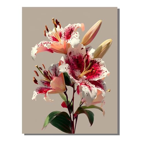 Blume Malen Nach Zahlen Erwachsene, Pflanze Paint by Numbers Adult Anfänger Kreativ Set für, Heimwerk Malen Nach Zahlen Kinder, 3 Pinsel und 36 Acrylfarbe Als, für Deko Wohnzimmer 30x40cm ZBSWK77 Blume Malen Nach Zahlen Erwachsene, Pflanze Paint by Numbers Adult Anfänger Kreativ Set für, Heimwerk Malen Nach Zahlen Kinder, 3 Pinsel und 36 Acrylfarbe Als, für Deko Wohnzimmer 30x40cm ZBSWK77 von Generic