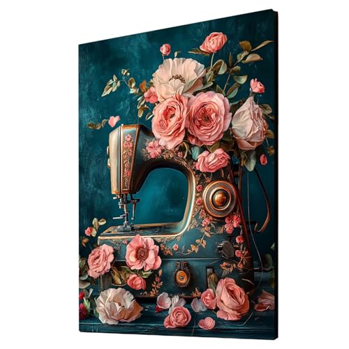 Blume Malen Nach Zahlen Erwachsene Nähmaschine Malen Nach Zahlen 100x135 cm DIY Basteln Erwachsene Klarheit Farbe Leinwan Bilder mit Acrylfarben Set 3 Typen Pinsel für Wanddeko Wohnzimmer 2YH-3520 Blume Malen Nach Zahlen Erwachsene Nähmaschine Malen Nach Zahlen 100x135 cm DIY Basteln Erwachsene Klarheit Farbe Leinwan Bilder mit Acrylfarben Set 3 Typen Pinsel für Wanddeko Wohnzimmer 2YH-3520 von Generic