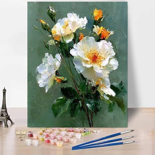 Blumen Malen Nach Zahlen Erwachsene Strauß Malen Nach Zahlen Kreativ Set Erwachsene 100x135cm, Leinwand Ölgemälde Bastelset mit Pinsel und Farben für Deko, Geschenke für Frauen, Ohne Rahmen -XY905 Blumen Malen Nach Zahlen Erwachsene Strauß Malen Nach Zahlen Kreativ Set Erwachsene 100x135cm, Leinwand Ölgemälde Bastelset mit Pinsel und Farben für Deko, Geschenke für Frauen, Ohne Rahmen -XY905 von Generic