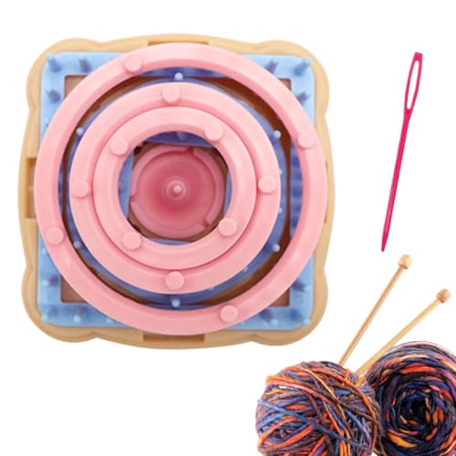Blumen-Strickmaschine, Blumenrahmen-Kit, Mehrzweck-Blumenwebrahmen | Tragbare bunte Strickmaschine, einfach zu bedienendes Bastelset für runde Blumen, Rhombus, hier Blumen-Strickmaschine, Blumenrahmen-Kit, Mehrzweck-Blumenwebrahmen | Tragbare bunte Strickmaschine, einfach zu bedienendes Bastelset für runde Blumen, Rhombus, hier von Generic