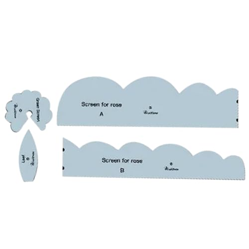 Blumenrosen-Vorlagen-Set – Blumenschneide-Schablonen, Vorlagen | Acryl-Schablone Die Cut Art für Quilting Applikation Stoff Crafts Kleidung Stickerei Projekte Patchw Blumenrosen-Vorlagen-Set – Blumenschneide-Schablonen, Vorlagen | Acryl-Schablone Die Cut Art für Quilting Applikation Stoff Crafts Kleidung Stickerei Projekte Patchw von Generic