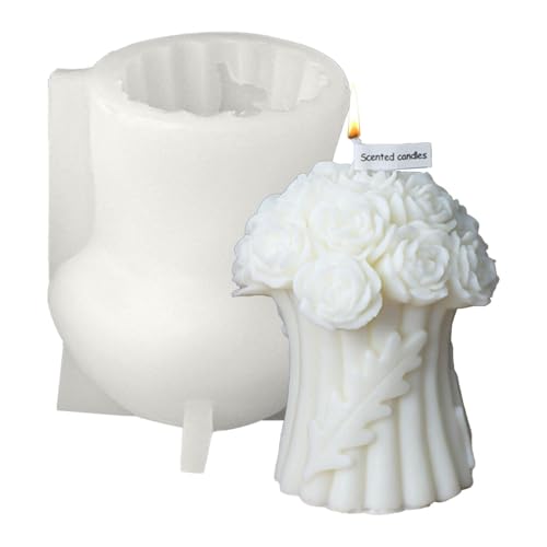 Blumenstraußform, Blumenstrauß-Formen für die Kerzenherstellung, 3D-Blumen-Silikonform für die Dekoration der Hochzeit, Gießformen aus Epoxidharz für den Urlaub Blumenstraußform, Blumenstrauß-Formen für die Kerzenherstellung, 3D-Blumen-Silikonform für die Dekoration der Hochzeit, Gießformen aus Epoxidharz für den Urlaub von Generic