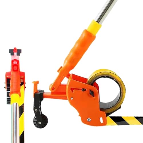 Boden-Klebeband-Applikator: Vielseitiges Handwerkzeug, einfaches Markieren des Bandes | Wiederverwendbare Klebemaschine für Bodenfolien und Nähkleber, Bandabroller Boden-Klebeband-Applikator: Vielseitiges Handwerkzeug, einfaches Markieren des Bandes | Wiederverwendbare Klebemaschine für Bodenfolien und Nähkleber, Bandabroller von Generic