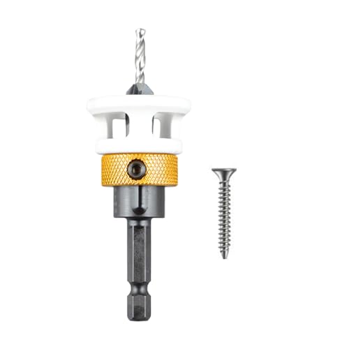 Bohrer mit Sechskantschaft, Senkbohrer-Set, Vierkantiger Holzbohrer Senkbohrer, Robuster Senkbohrer, konischer Bohrer Kegelbohrer für Holzbearbeitungsprojekte von Generic