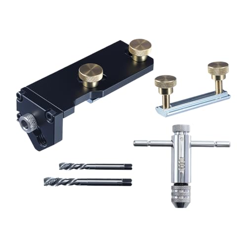 Bohrschablone für Aluminiumprofile – Zubehör für Aluminiumprofile – Assistent Gewindeschneider Fräser Hardware Geländer Metall Tischlerei für Kabel Bohrschablone für Aluminiumprofile – Zubehör für Aluminiumprofile – Assistent Gewindeschneider Fräser Hardware Geländer Metall Tischlerei für Kabel von Generic