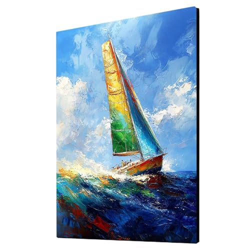 Boot Malen Nach Zahlen Erwachsene Landschaft Malen Nach Zahlen 100x135cm DIY Basteln Erwachsene Klarheit Farbe Leinwan Bilder mit Acrylfarben Set 3 Typen Pinsel für Wanddeko Wohnzimmer 2YH-2880 Boot Malen Nach Zahlen Erwachsene Landschaft Malen Nach Zahlen 100x135cm DIY Basteln Erwachsene Klarheit Farbe Leinwan Bilder mit Acrylfarben Set 3 Typen Pinsel für Wanddeko Wohnzimmer 2YH-2880 von Generic