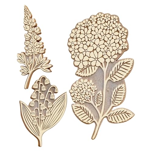 Botanische Stempel, Holzstempel, Holzstempel, Retro-Pflanzenstempel, 3 Stück, klare Stempel für Schreibwaren, Kartenherstellung, Dekoration Botanische Stempel, Holzstempel, Holzstempel, Retro-Pflanzenstempel, 3 Stück, klare Stempel für Schreibwaren, Kartenherstellung, Dekoration von Generic