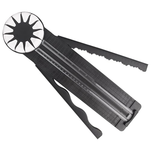 Brieföffner - Schneidemaschine | Papierkantenschneider | Multifunktionaler 12-in-1-Papierschneider | Schneidwerkzeug für dekorative Kanten | Scrapbooking Werkzeug Brieföffner - Schneidemaschine | Papierkantenschneider | Multifunktionaler 12-in-1-Papierschneider | Schneidwerkzeug für dekorative Kanten | Scrapbooking Werkzeug von Generic