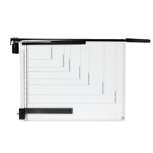 Briefschneider, Brieföffner | Brieföffner für Klassenzimmer | Multifunktionaler Papierschneider, A4 Papierschneider mit Sicherheitsschloss für Handwerk und Fotos von Generic