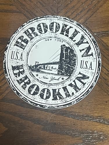 Brooklyn Bridge New York Shield Crest Badge Sleeve Patch zum Aufbügeln für Herren, Trikot, T-Shirts, Hüte, Rucksack von Generic