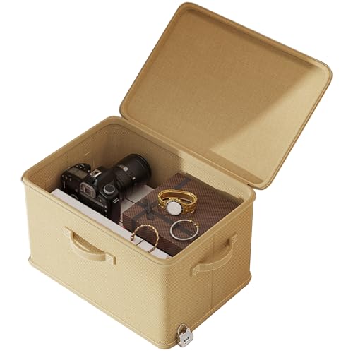 Brust des Verriegelungs-Organizers – waschbare Regalkörbe, modulares Gehäuse | Geruchsneutralisierendes Referenz komplett mit Handstange, Sortierbox für Bettwäsche, Krimskrams und Zubehör Brust des Verriegelungs-Organizers – waschbare Regalkörbe, modulares Gehäuse | Geruchsneutralisierendes Referenz komplett mit Handstange, Sortierbox für Bettwäsche, Krimskrams und Zubehör von Generic