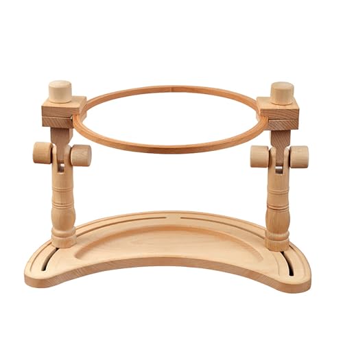 Buche Holz Bodenständer für Stickerei Verstellbarer Rahmen Geeignet für Kreuzstich, stabiles Haltewerkzeug für Dekoration und Handwerk, Ergonomische Sitzauflage Buche Holz Bodenständer für Stickerei Verstellbarer Rahmen Geeignet für Kreuzstich, stabiles Haltewerkzeug für Dekoration und Handwerk, Ergonomische Sitzauflage von Generic