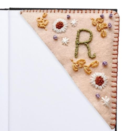 Buchecken-Buch – Personalisierte Bookmarks, Filz-Dreieck-Lesemarks | Handbestickte Eckbuchmarkierung, tragbares Buch markiert das Geschenk der Frauen, die Eck-Seitenmarkierung Bookmark Buchecken-Buch – Personalisierte Bookmarks, Filz-Dreieck-Lesemarks | Handbestickte Eckbuchmarkierung, tragbares Buch markiert das Geschenk der Frauen, die Eck-Seitenmarkierung Bookmark von Generic