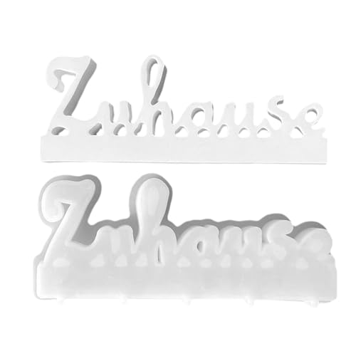 Buchstabenformen - Gießformen Für Epoxyharz Mit Deutschem Alphabet - Bastelzubehör Aus Ton Und Gips Für Tischdekoration Und Heimdekoration von Generic
