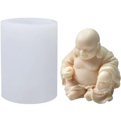 Buddha-Silikonformen 3 D, Kerzenform mit Buddha-Design | handgemachte Formen zur Herstellung von Kerzen, Kuchen, Seifen für Aromatherapie Buddha-Silikonformen 3 D, Kerzenform mit Buddha-Design | handgemachte Formen zur Herstellung von Kerzen, Kuchen, Seifen für Aromatherapie von Generic