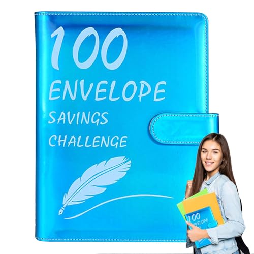 Budgetbuch mit 100 Umschlägen | Budgetbuch für Sparherausforderungen | für Paare mit Tracker laminiert wiederverwendbar Budget Flexibel von Generic