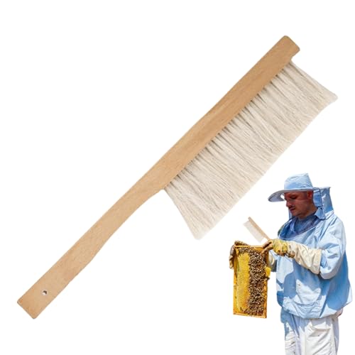 Bürste Für | Bürste Für 39,9 × 7,6 × 1 Cm Für Messer - Weiches Werkzeug Zum Reinigen von Bienenstöcken Mit Holzgriff, Ausrüstung Für von Generic