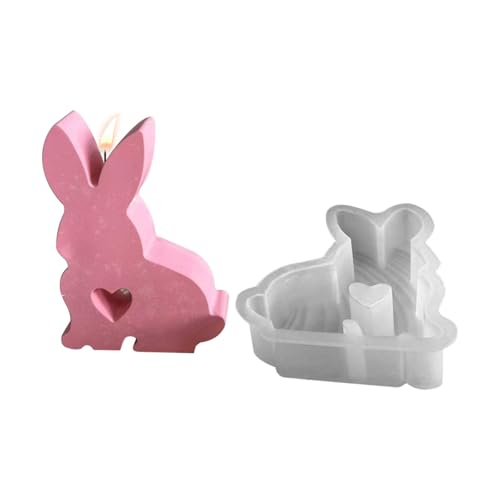 Bunny Silikon Kerzenform - Wiederverwendbare Kanincheninformation, Osterwachs Form, Epoxidharz Formen | Flexible Hitze sichere Silikonform für - Seife, die handgefertigte Home Dekoration Urlaub g Bunny Silikon Kerzenform - Wiederverwendbare Kanincheninformation, Osterwachs Form, Epoxidharz Formen | Flexible Hitze sichere Silikonform für - Seife, die handgefertigte Home Dekoration Urlaub g von Generic