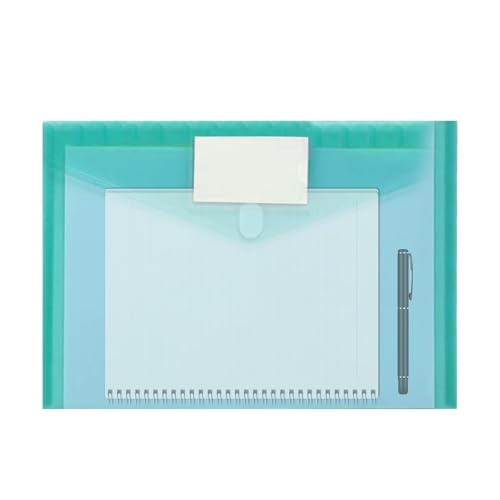 Bunte Aktenordner, transparente Aktenmappen, Schreibwarenwerkzeuge für Dokumente der Größe A4, wasserdichte transparente Dokumententaschen, Druckdesign für d von Generic