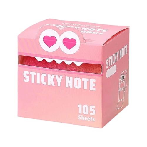 Bunte Notizen, süße Haftnotizblöcke für Schule, Zuhause, Planer, Journaling, Organisation und tägliche Erinnerungen Zwj17 (E, 7cm) von Generic