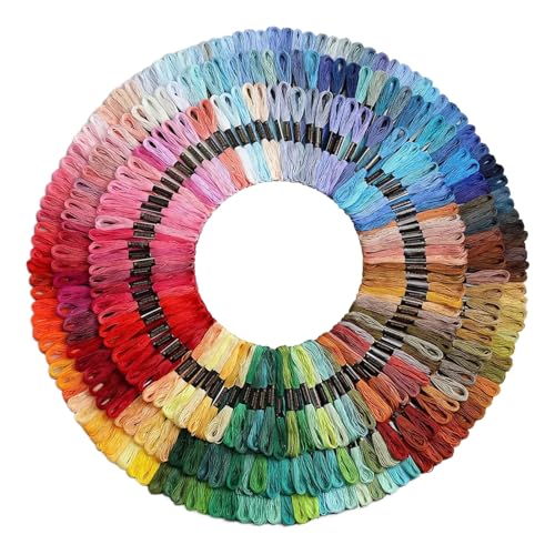 Buntes Stickgarn - Stickgarn mit 447 Garnfarben | Baumwollset zum Dekorieren, Reparieren und Quilten | Mehrfarbiges Set für Anfänger und Fortgeschrittene Nähen, Kreative Kreationen Buntes Stickgarn - Stickgarn mit 447 Garnfarben | Baumwollset zum Dekorieren, Reparieren und Quilten | Mehrfarbiges Set für Anfänger und Fortgeschrittene Nähen, Kreative Kreationen von Generic