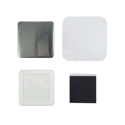 Button-Maker-Maschine, Fotomagnet-Maschine, DIY-Kühlschrankmagnet-Maker, 50 x 50 mm Button-Button-Maker, zum Dekorieren von Kühlschränken und beliebigen Eisenmöbeln, 1000 Zubehör Button-Maker-Maschine, Fotomagnet-Maschine, DIY-Kühlschrankmagnet-Maker, 50 x 50 mm Button-Button-Maker, zum Dekorieren von Kühlschränken und beliebigen Eisenmöbeln, 1000 Zubehör von Generic