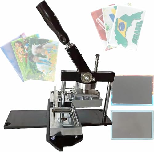 Buttonmaschine, DIY-Button-Set – rechteckige Kühlschrankmagnete, Button-Stanzmaschine mit 100 Knopfteilen für Kampagnen zu Sportveranstaltungen Buttonmaschine, DIY-Button-Set – rechteckige Kühlschrankmagnete, Button-Stanzmaschine mit 100 Knopfteilen für Kampagnen zu Sportveranstaltungen von Generic