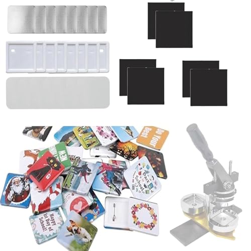 Buttonmaschine, Foto-Kühlschrankmagnet-Material, Fotomagnet-Verbrauchsmaterial, 50 x 50 mm Kühlschrankmagnet-Verbrauchsmaterial, geeignet für benutzerdefinierte Kühlschrankmagnete, 5 x 5 m/2 Buttonmaschine, Foto-Kühlschrankmagnet-Material, Fotomagnet-Verbrauchsmaterial, 50 x 50 mm Kühlschrankmagnet-Verbrauchsmaterial, geeignet für benutzerdefinierte Kühlschrankmagnete, 5 x 5 m/2 von Generic