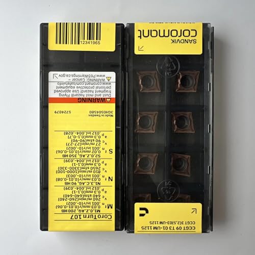 CCGT09T301-UM 1125 Hartmetallmesser, 10 Stück von Generic