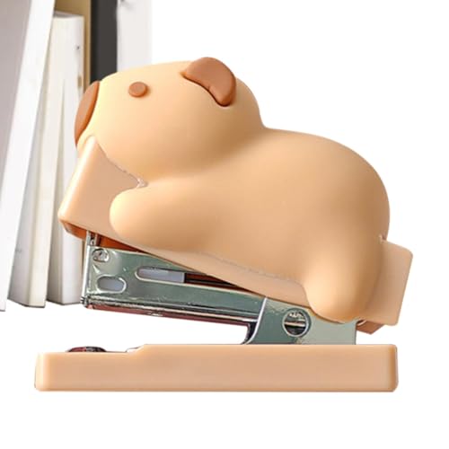 Capybara Heftgerät – Kompakter Hefter, niedlicher Hefter | Multifunktionaler Hefter, Schulbedarf, Bürotacker für Studenten, praktisches Zubehör, originelles Design für Büro Capybara Heftgerät – Kompakter Hefter, niedlicher Hefter | Multifunktionaler Hefter, Schulbedarf, Bürotacker für Studenten, praktisches Zubehör, originelles Design für Büro von Generic