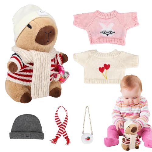 Capybara - Partys Liefert EIN Bildungsspielzeug, Niedliche Plüsch -Puppen -Kleidung Accessoires | Interaktives Accessoires, Plüsch, Süßes Spielzeug Für Sofa, Bett, Dekoration, Plüsch -Capybar Capybara - Partys Liefert EIN Bildungsspielzeug, Niedliche Plüsch -Puppen -Kleidung Accessoires | Interaktives Accessoires, Plüsch, Süßes Spielzeug Für Sofa, Bett, Dekoration, Plüsch -Capybar von Generic