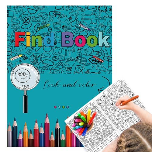 Cartoon Malbuch - Compact Malbuch Für Teenager | Cartoonmalerei Aktivität Teenager Entspannung | Kompakte Und Mädchen Farbspielzeug -Look Und Aktivität Für Urlaubsbibliothek Zu Hause Gebrauch von Generic