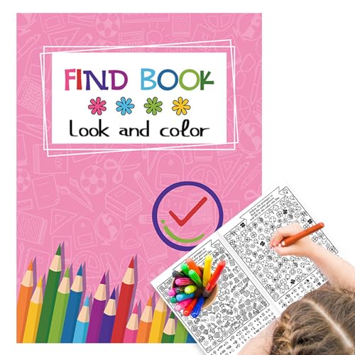 Cartoon Malbuch - Compact Malbuch Für Teenager | Cartoonmalerei Aktivität Teenager Entspannung | Kompakte Und Mädchen Farbspielzeug -Look Und Aktivität Für Urlaubsbibliothek Zu Hause Gebrauch von Generic