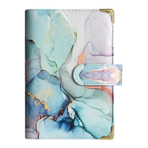 Cash Organizer Leder - Finanzplaner Ordner A6 Ringbuch | 6 Ring Budget Organizer | A6 Ringbuch | Budget Organizer mit 6 Ringen, A6 Ordner, Personal Planer Cover von Generic