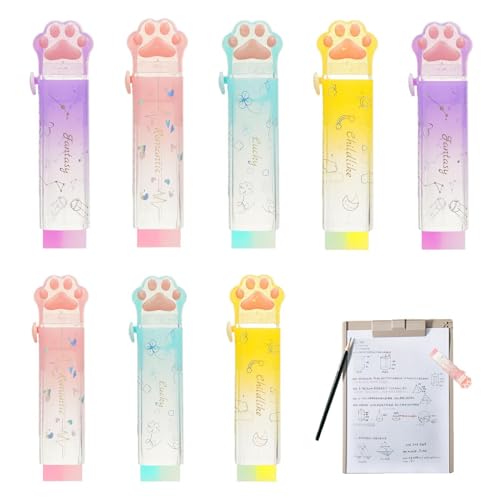 Cat Paw einziehbarer Radiergummi | 8X Gummi Push-Pull Radiergummi - Schreibwaren Lieferungen, niedlicher Gummi für Kinder, Niedliche Radiergummis zum Schreiben von Zeichnungen Cat Paw einziehbarer Radiergummi | 8X Gummi Push-Pull Radiergummi - Schreibwaren Lieferungen, niedlicher Gummi für Kinder, Niedliche Radiergummis zum Schreiben von Zeichnungen von Generic