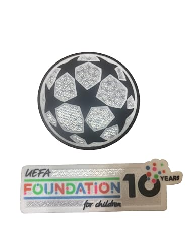 Champions Star Ball und Foundation-Patch-Set, offizielles Fußballtrikot-Abzeichen, 10 Jahre von Generic