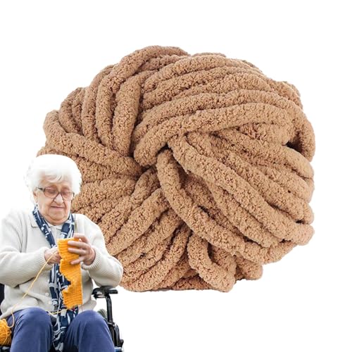 Chenille-Garn zum Häkeln: Weiches Samtgarn, dickes Garn zum Stricken, grobes weiches Plus-Garn, Kunsthandwerk, Nähzubehör für Socken, Handschuhe, Schuhe von Generic