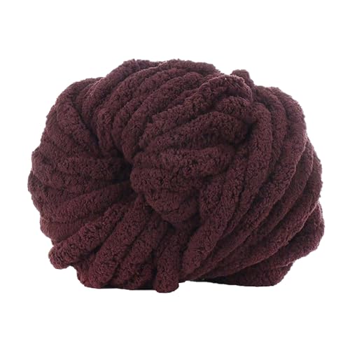 Chenillegarn, Chenillegarn für Häkelnadeln, weiches Samtgarn | dickes Garn zum Stricken, Bastelzubehör für Schals, Schals, Pullover, Hüte Chenillegarn, Chenillegarn für Häkelnadeln, weiches Samtgarn | dickes Garn zum Stricken, Bastelzubehör für Schals, Schals, Pullover, Hüte von Generic