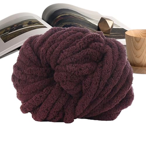 Chenillegarn, Chenillegarn | weiches Samtgarn – dickes Garn zum Stricken, dickes Garn, weiches Plüschgarn, Nähzubehör für Schals, Schals, Pullover, Hüte, Decken Chenillegarn, Chenillegarn | weiches Samtgarn – dickes Garn zum Stricken, dickes Garn, weiches Plüschgarn, Nähzubehör für Schals, Schals, Pullover, Hüte, Decken von Generic