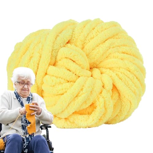 Chenillegarn zum Häkeln, dickes Chenillegarn, Garn für Häkeldecken, dickes Strickgarn, dickes Garn Plus, Nähzubehör für Bastelarbeiten, Socken, Handschuhe Chenillegarn zum Häkeln, dickes Chenillegarn, Garn für Häkeldecken, dickes Strickgarn, dickes Garn Plus, Nähzubehör für Bastelarbeiten, Socken, Handschuhe von Generic