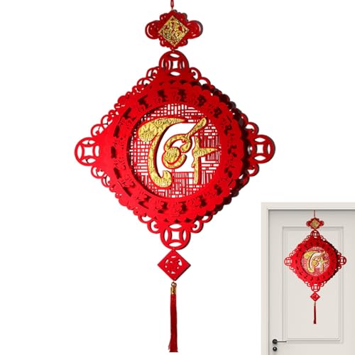Chinesische Neujahrsdekorationen | Fächerförmige Frühlingsfeierdekorationen, -Ornament – einzigartige dekorative Ornamente, -Dekoration für Wohnzimmer, Schlafzimmer Chinesische Neujahrsdekorationen | Fächerförmige Frühlingsfeierdekorationen, -Ornament – einzigartige dekorative Ornamente, -Dekoration für Wohnzimmer, Schlafzimmer von Generic